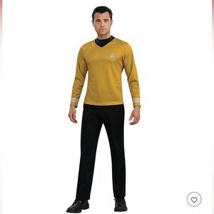 Star Trek Captain Kirk Costume(Adult Medium) with 2Light-and-Sound Communicators